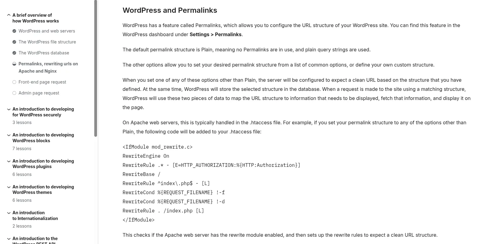 Wordpress Course